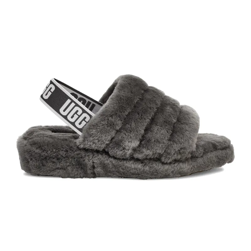 UGG Fluff Yeah Slide – Charcoal